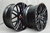 AXE EX30 20" 8,5J ET40 5x108-5x120 Black Polished Face & Tinted
