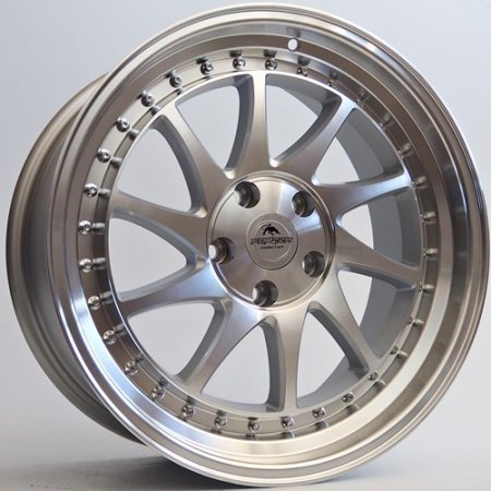 Forzza Space 17" 8J ET35 5x114,3 Silver Face Machined