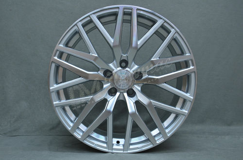 AXE EX30 19" 8,5J ET45 5x108-5x120 Gloss Silver & Polished