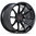 Ferrada Wheels CM2 22" 9,5J ET12 + 11J ET20 5x115 Matte Black / Gloss Black Lip