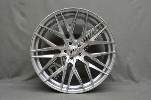 JAPAN RACING JR28 22'' 10,5 ET18 5x112 BLANK Silver Machined Face