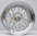 Haxer HX025 16" 8J ET15 5x120 Silver with Gold Rivets and Silver Cap