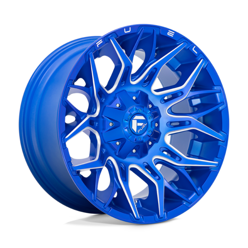Fuel Twitch 20" 10J ET-18 8x165,1 Anodized Blue Milled