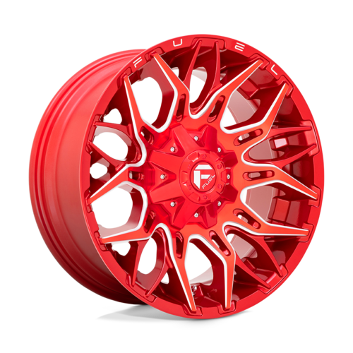 Fuel Twitch 22" 10J ET-18 8x165,1 Candy Red Milled