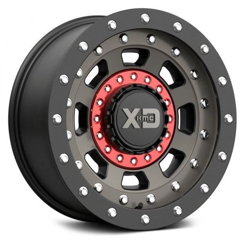 XD Wheels XD137 17" 9J ET-12 5x127/5x139,7 Satin Black with Dark Tinted and Clear Coat