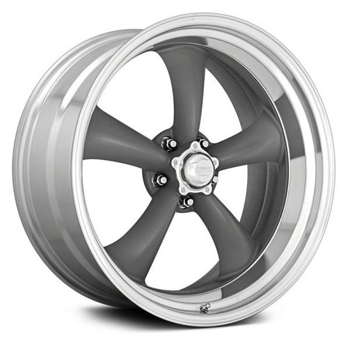 American Racing VN215 15" 6J ET-25 5x120,65 Gray with Machined Lip